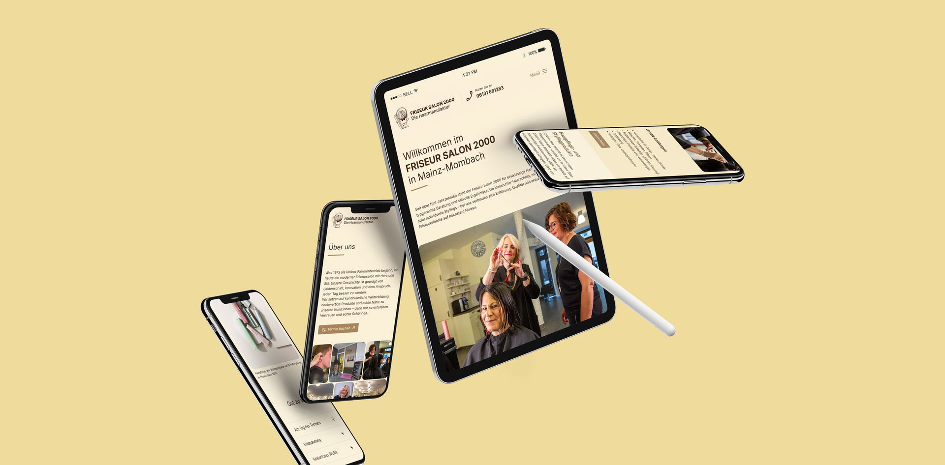 Neue Webseite für den Friseur Salon 2000 in Mainz-Mombach